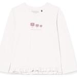 Weiße Langärmelige BELLYBUTTON Printed Shirts für Kinder & Druck-Shirts für Kinder aus Jersey für Babys Größe 68 