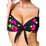 Pinke Vintage Belsira Bikini-Tops gepolstert für Damen Größe S 