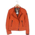 Reduzierte Orange Belstaff Übergangsjacken aus Leder für Damen Größe M für den für den Winter 