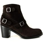 Dunkelbraune Belstaff Ankle Boots & Klassische Stiefeletten aus Leder für Damen 