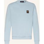 Hellblaue Belstaff Herrensweatshirts aus Baumwolle Größe 3 XL 
