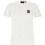 Weiße Bestickte Belstaff T-Shirts für Herren Größe XL für den für den Frühling 
