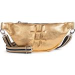 Goldene Gabriele Frantzen Damenbauchtaschen & Damenhüfttaschen mit Reißverschluss aus Leder 