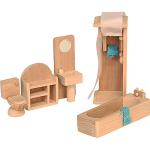 Bunte Beluga Puppenhausmöbel aus Holz 5-teilig 