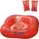 "BEMA® Original Schwimmsitz Schwimmhilfe Schwimmflügel, Orange 2er Set - bis 11 kg"