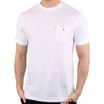Reduzierte Weiße Unifarbene Kurzärmelige Ben Sherman Rundhals-Ausschnitt T-Shirts für Herren für den für den Sommer 
