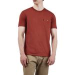 Reduzierte Braune Unifarbene Kurzärmelige Ben Sherman Rundhals-Ausschnitt T-Shirts für Herren für den für den Sommer 