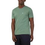 Reduzierte Hellgrüne Unifarbene Kurzärmelige Ben Sherman Rundhals-Ausschnitt T-Shirts für Herren für den für den Sommer 