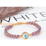 Violette Boho Hippie Armbänder mit Amethyst für Damen 