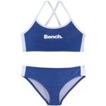 Blaue Bench Bustier Bikinis für Kinder Größe 170 