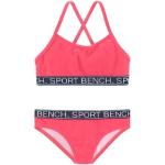 Pinke Sportliche Bench Kids Bustier Bikinis für Kinder aus Polyamid Größe 170 