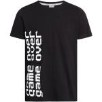 Schwarze Kurzärmelige Bench Nachhaltige T-Shirts aus Baumwolle für Herren Größe L 