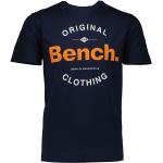 Reduzierte Dunkelblaue Bench Rundhals-Ausschnitt Basic-Shirts aus Baumwolle für Herren Übergrößen 