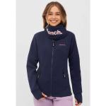 Marineblaue Casual Bench Zip Hoodies & Sweatjacken mit Reißverschluss aus Fleece für Damen Größe XL 