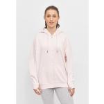 Reduzierte Pinke Unifarbene Bench Zip Hoodies & Sweatjacken mit Reißverschluss mit Kapuze für Damen Größe M 