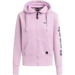 Reduzierte Pinke Unifarbene Bench Zip Hoodies & Sweatjacken mit Reißverschluss mit Kapuze für Damen Größe S 
