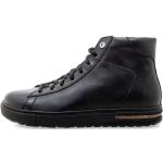 Schwarze Birkenstock Bend Runde Nachhaltige High Top Sneaker & Sneaker Boots mit Schnürsenkel aus Glattleder für Herren Größe 42 für den für den Herbst 