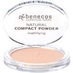 benecos - Naturkosmetik - Compact Powder - gepresst - mattierend - vegan - sand