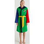 Bunte United Colors of Benetton Bademäntel mit Kapuze aus Baumwolle mit Kapuze für Damen Größe L 