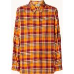 Orange Karo United Colors of Benetton Tunika-Blusen für Damen Größe S 