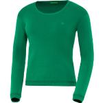 Reduzierte Grüne United Colors of Benetton Rundhals-Ausschnitt Feinstrickpullover aus Baumwolle für Damen Größe S für den für den Sommer 