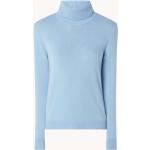 Hellblaue United Colors of Benetton Kaschmir-Pullover für Damen Größe M für den für den Herbst 