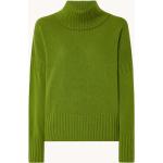 Reduzierte Grüne Unifarbene United Colors of Benetton Strickpullover aus Polyamid für Damen Größe L für den für den Herbst 