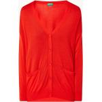 Reduzierte Unifarbene United Colors of Benetton Feinstrickjacken aus Polyamid für Damen Größe M für den für den Herbst 