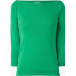 Grüne Unifarbene United Colors of Benetton U-Boot-Ausschnitt Feinstrickpullover für Damen Größe XS - versandkostenfrei 