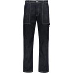 Reduzierte Dunkelblaue Unifarbene United Colors of Benetton Jeans mit Stickerei mit Reißverschluss aus Baumwolle für Herren 