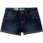 Reduzierte Dunkelblaue United Colors of Benetton Jeans Shorts für Kinder mit Reißverschluss aus Baumwolle für Mädchen 