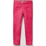 Reduzierte Pinke United Colors of Benetton Jeggings für Kinder & Jeans-Leggings für Kinder mit Knopf aus Denim für Mädchen 