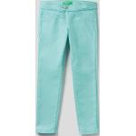 Reduzierte Cyanblaue United Colors of Benetton Jeggings für Kinder & Jeans-Leggings für Kinder mit Knopf für Mädchen 