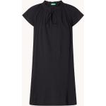 Reduzierte Schwarze Unifarbene United Colors of Benetton Mini Sommerkleider für Damen Größe S 