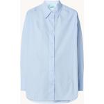 Hellblaue Unifarbene Oversize United Colors of Benetton Tunika-Blusen für Damen Größe M 