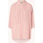 Gestreifte Oversize United Colors of Benetton Tunika-Blusen für Damen Größe M 