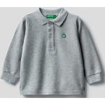 Reduzierte Graue Melierte United Colors of Benetton Kinderpoloshirts & Kinderpolohemden aus Baumwolle für Jungen Größe 80 
