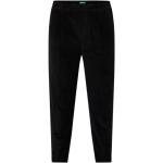 Schwarze Unifarbene United Colors of Benetton Tapered Jeans aus Cord für Damen Größe XXS 