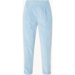 Hellblaue Unifarbene United Colors of Benetton Tapered Jeans aus Cord für Damen Größe S 