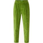 Grüne Unifarbene United Colors of Benetton Cordhosen aus Cord für Damen Größe XS 
