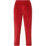 Reduzierte Rote Unifarbene United Colors of Benetton Tapered Jeans aus Cord für Damen Größe XXS für den für den Herbst 