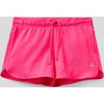 Reduzierte Pinke Unifarbene United Colors of Benetton Kindershorts  aus Baumwolle für Mädchen 