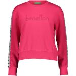 Reduzierte Pinke United Colors of Benetton Rundhals-Ausschnitt Damensweatshirts aus Baumwolle Größe XL 