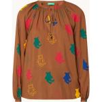 Braune United Colors of Benetton Tunika-Blusen für Damen Größe M für den für den Sommer 