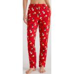 Rote United Colors of Benetton Pyjamahosen mit Weihnachts-Motiv aus Baumwolle für Damen Größe S zu Weihnachten 