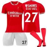 Benfica Trikot 23/24, Neue Saison Hause/Auswärts Fußball Trikots Shorts Socken Set für Kinder/Erwachsene, Benfica Fussball Trikot Trainingsanzug für Junge Herren