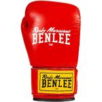 BENLEE Boxhandschuhe aus Leder Fighter Red/Black 18 oz