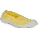 Gelbe Bensimon Slip-on Sneaker ohne Verschluss aus Textil für Damen Größe 39 