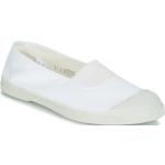 Weiße Bensimon Slip-on Sneaker ohne Verschluss aus Textil für Damen Größe 36 