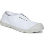 Weiße Bensimon Slip-on Sneaker ohne Verschluss aus Textil für Damen Größe 39 